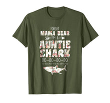 Load image into Gallery viewer, Forget Mama Bear I'm Auntie Shark T-shirt Doo Doo Women
