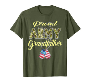 Proud Army Grandfather Shirt - Military Grandpa Shirts Gift