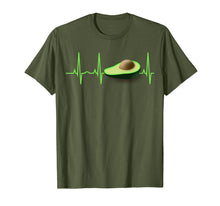 Load image into Gallery viewer, Avocado T-Shirt - Best Avocado Heartbeat T-Shirt Gift Tee
