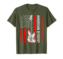 Load image into Gallery viewer, American Bassist Bass Guitar Player Funny T-Shirt

