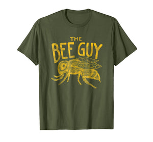 Mens Beekeeper Shirt - The Bee Guy Beekeeping Honey Bee Graphic