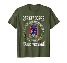 Load image into Gallery viewer, 82nd Airborne Division - Proud Paratrooper Veteran Tshirt
