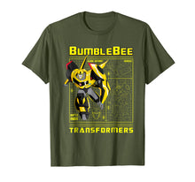 Load image into Gallery viewer, Transformer Bumble Bee Battle Mode Blueprint T-Shirt
