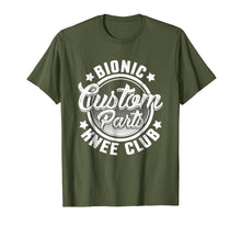 Load image into Gallery viewer, Bionic Knee Club Funny Knee Replacement Surgery T-Shirt
