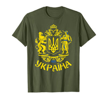 Load image into Gallery viewer, Tryzub Flag of Ukraine Ukrainian T-Shirt
