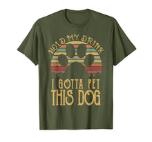 Load image into Gallery viewer, Hold My Drink I Gotta Pet This Dog T-shirt Funny Humor Gift
