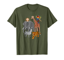 Load image into Gallery viewer, Zoo Animals Shirt Wildlife Birthday Party A Day At The Zoo
