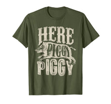 Load image into Gallery viewer, Here Piggy Piggy T shirt Boar Hunting Vintage Pig Hog Hunter
