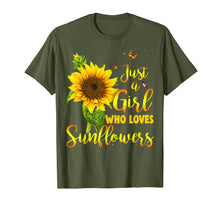 Load image into Gallery viewer, Just A Girl Who Loves Sunflower Shirt
