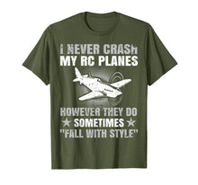 Load image into Gallery viewer, I Never Crash My Rc Planes Radio Control Hobby Tshirt

