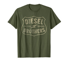 Load image into Gallery viewer, Diesel Brothers Custom Trucks Vintage Sign Graphic T-Shirt

