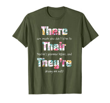 Load image into Gallery viewer, There Their They're T shirt English Grammar Funny Teacher
