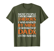 Load image into Gallery viewer, For my dad, my hero Leukemia Awareness T shirt
