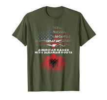 Load image into Gallery viewer, American Raised with Albanian Roots Albania T-Shirt
