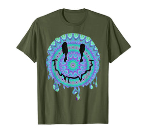 Funny Melting Acid Face Molly Rave EDM Shirt Men Women Gift