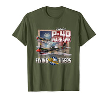 Load image into Gallery viewer, Aviation Tees: P-40 Warhawk Flying Tigers Shirt
