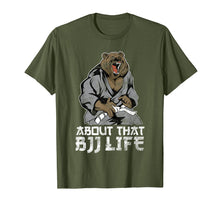 Load image into Gallery viewer, BJJ Brazilian Jiu Jitsu Shirt - Grizzly Bear MMA White Belt

