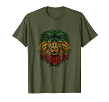 Load image into Gallery viewer, Lion Rasta Reggae Graphic T Shirt Roots Rock Reggae
