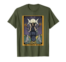 Load image into Gallery viewer, Hecate Triple Moon Goddess Witch Hekate Tarot Card T Shirt
