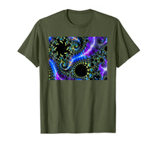 Load image into Gallery viewer, Math Geek Fractal Light Shirt, Geometric Fractal
