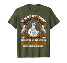 Load image into Gallery viewer, He Is An Electrician T Shirt, He Is My Best Friend T Shirt
