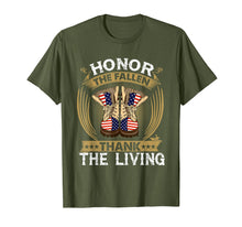 Load image into Gallery viewer, Honor The Fallen Thank The Living Memorial Day T-Shirt Gift
