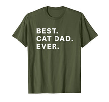 Load image into Gallery viewer, Mens Best Cat Dad Ever T-Shirt-1059994
