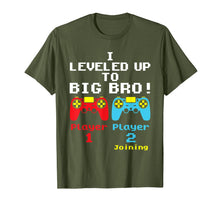 Load image into Gallery viewer, Leveled Up to Big Brother Pregnancy Announcement T-Shirt-488106

