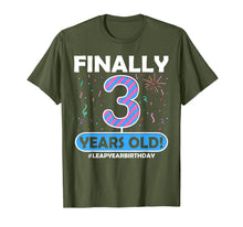 Load image into Gallery viewer, Finally 3 Years Old Leap Year 12th 12 Year Old Kids Birthday T-Shirt-1884158
