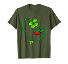 Load image into Gallery viewer, St Patricks Day I Love You ASL Sign Language T-Shirt-2425622
