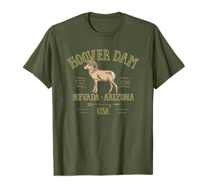 HOOVER DAM BIGHORN SHEEP Nevada Arizona souvenir gift T-Shirt-4147385