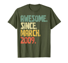 Load image into Gallery viewer, 11 years old Gifts Shirt- Awesome Since March 2009 T-Shirt-336366
