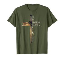 Load image into Gallery viewer, John 3:16 Christian Cross Bible T-Shirt-172030
