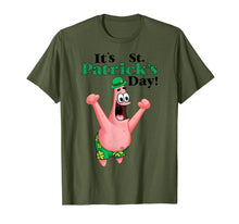 Load image into Gallery viewer, Spongebob St. Patrick&#39;s day T-shirt T-Shirt-3281
