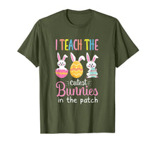 Load image into Gallery viewer, I Teach the Cutest Bunnies in the Patch Easter Teacher T-Shirt-633925
