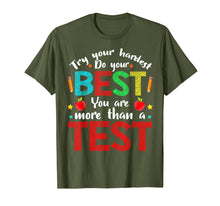 Load image into Gallery viewer, Try Your Hardest Do Your Best Teacher Exam Testing Test Day T-Shirt-563231
