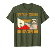 Load image into Gallery viewer, Best Shih Tzu Dad Ever Retro Vintage T-Shirt-597950
