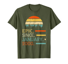 Load image into Gallery viewer, Epic Since January 2000 20th Birthday Gift 20 Years Old T-Shirt-2804072
