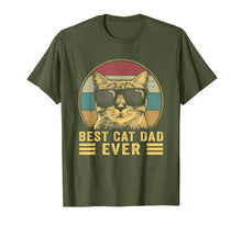 Load image into Gallery viewer, Vintage Best Cat Dad Ever Bump Fit T-Shirt-211274
