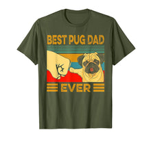Load image into Gallery viewer, Best Pug Dad Ever Retro Vintage T-Shirt-297097
