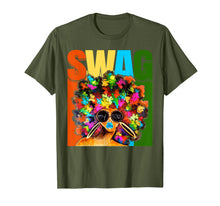 Load image into Gallery viewer, Vintage Retro Swag Melanin Black Afro Queen Woman Gift T-Shirt-303360
