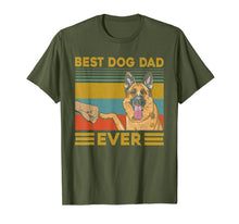 Load image into Gallery viewer, Best Dog Dad Ever German Shepherd Retro Vintage T-Shirt-585502
