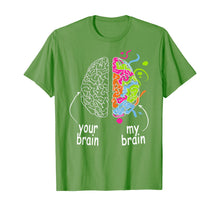 Load image into Gallery viewer, Neurodiversity brain Gift idea for Dyslexia ADHD Autism ASD T-Shirt
