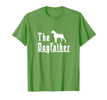 Load image into Gallery viewer, Mens the dogfather - boxer dog t shirt christmas gift
