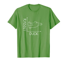 Load image into Gallery viewer, Fun Math Tee Shirt Duck Rabbit Graph

