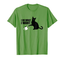 Load image into Gallery viewer, Funny Black Cat Internet Meme T-Shirt - I Do What I Want Tee

