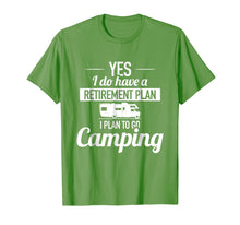 Load image into Gallery viewer, Camping Retirement Plan, Hiking, Nature, Funny - T-Shirt
