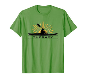 Kayak THERAPY - I love Kayaking T shirt for Kayakers
