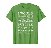 Load image into Gallery viewer, Battle of Wits: A Sarcastic William Shakespeare Quote TShirt
