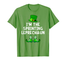Load image into Gallery viewer, Sprinting Leprechaun T-shirt St Patrick's Day Sprinter Tee
